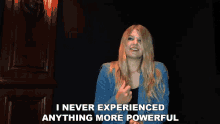 I Never Experienced Anything More Powerful Brynn Elliott GIF - I Never Experienced Anything More Powerful Brynn Elliott It Was So Powerful GIFs