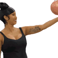 Dropping The Ball Cardi B Sticker - Dropping The Ball Cardi B Yoga Ball Stickers