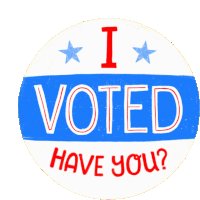 I Voted I Voted Sticker Sticker - I Voted I Voted Sticker Vote Sticker Stickers