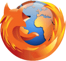 Firefox Logo Sticker - Firefox Logo Earth Stickers