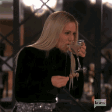 Drinking Martini Real Housewives Of Beverly Hills GIF - Drinking Martini Real Housewives Of Beverly Hills Drink Night GIFs