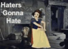 Haters Gonna Hate Patriots GIF - Haters Gonna Hate Patriots Snow White GIFs