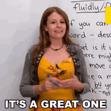 Its A Great One Emma GIF - Its A Great One Emma Engvid GIFs