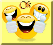 smiley emojis happy ok
