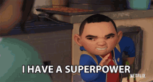 I Have A Superpower Chin GIF - I Have A Superpower Chin Over The Moon GIFs