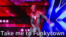 spider man take me funkytown happy dance oh yeah