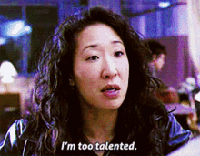 Greys Anatomy Cristina Yang GIF - Greys Anatomy Cristina Yang Im Too Talented GIFs
