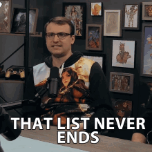 That List Never Ends Aj GIF - That List Never Ends Aj Too Many On The List GIFs