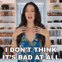 I Dont Think Its Bad At All Shea Whitney GIF - I Dont Think Its Bad At All Shea Whitney Its Not Bad At All In My Opinion GIFs