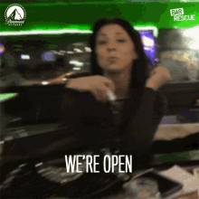 Were Open Dont Have Any Customers GIF - Were Open Dont Have Any Customers Inform GIFs