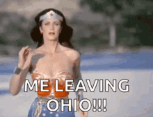 Me Leaving Ohio Wonder GIF - Me Leaving Ohio Wonder Woman GIFs