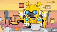 bumblebee transformers cooking chef food