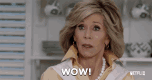 Wow Surprised GIF - Wow Surprised Grace And Frankie GIFs