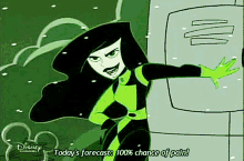 Kim Possible Shego GIF - Kim Possible Shego Todays Forecast100percent Chance Of Pain GIFs