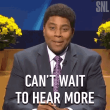 Cant Wait To Hear More About That Sherman Bell GIF - Cant Wait To Hear More About That Sherman Bell Saturday Night Live GIFs
