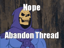 Masters Of The Universe Skeletor GIF - Masters Of The Universe Skeletor Nope Abandon Thread GIFs