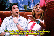 Friends Rachel Green GIF - Friends Rachel Green Oh Yeah Id Actually Love A Blueberry Muffin GIFs
