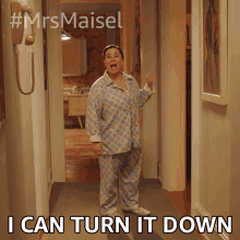 I Can Turn It Down Susie Myerson GIF - I Can Turn It Down Susie Myerson The Marvelous Mrs Maisel GIFs