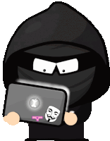Hacker Meme Hacker Icon Sticker - Hacker Meme Hacker Hacker Icon Stickers