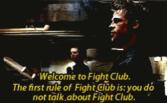 First Rule Of Fight Club GIFs | Tenor