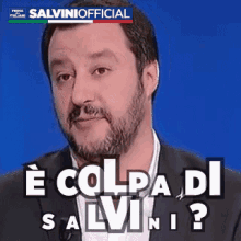 ècolpa Di Salvini Matteo Salvini GIF - ècolpa Di Salvini Matteo Salvini Salvini Official GIFs