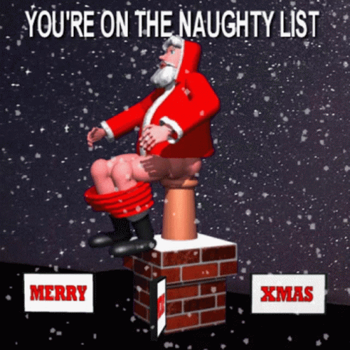 Naughty Merry Christmas Gif