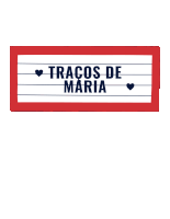 Traços De Maria Tracos De Maria Sticker - Traços De Maria Tracos De Maria Tm Stickers