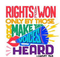 Harvey Milk Gay Politician Sticker - Harvey Milk Gay Politician Rights Stickers