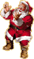 Boldog Karácsonyt Party Sticker - Boldog Karácsonyt Party Santa Claus Stickers