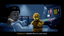 Lego Star Wars Ahhhhh Run For Your Lives GIF - Lego Star Wars Ahhhhh Run For Your Lives Run For Your Lives GIFs