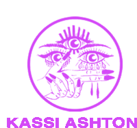 Kassi Ashton Logo Sticker - Kassi Ashton Logo Symbol Stickers