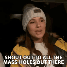 Shout Out To All The Mass Holes Out There Greet GIF - Shout Out To All The Mass Holes Out There Greet K Holler GIFs