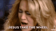 Jesus Take The Wheel Carrie Underwood GIF - Jesus Take The Wheel Carrie Underwood Singing GIFs