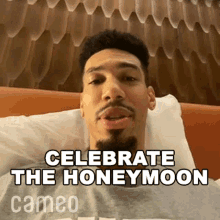 celebrate the honeymoon danny green cameo enjoy yourselves happy marriage