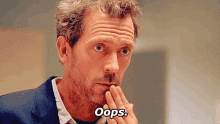 Dr House Gregory House GIF - Dr House Gregory House Oops GIFs