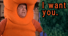 Carrot Wants Some Of That Broccoli GIF - Daddy Day Care Jeff Garlin Carrot Suit GIFs