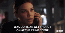 Was Quite An Act She Put On At The Crime Scene Lauren German GIF - Was Quite An Act She Put On At The Crime Scene Lauren German Chloe Decker GIFs