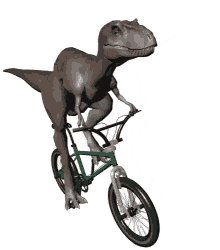 Cycling Dinosaur GIF - Cycling Dinosaur GIFs