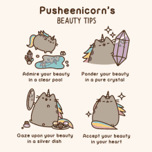 Pusheen Beauty Tips GIF - Pusheen Beauty Tips GIFs