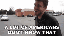A Lot Of Americans Dont Know That Corey Vidal GIF - A Lot Of Americans Dont Know That Corey Vidal Ignorance GIFs