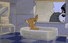 Tom And Jerry Bath GIF - Tom And Jerry Bath Shower GIFs