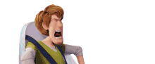 yelling ahh