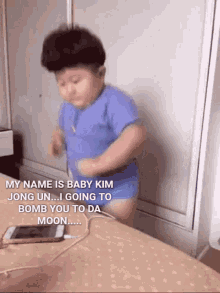 Baby Funny GIF - Baby Funny Kim Jong Un GIFs