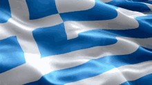 Greek Flag Waving GIF - Greek Flag Waving Blue And White GIFs