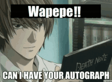 Wapepe Death Note GIF - Wapepe Death Note Light Yagami GIFs