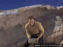 Throw Rock GIF - Star Trek Stone GIFs