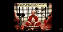 Eminem At Yoga GIF - Eminem At Yoga A Well Known Techno Artist Is Getting Inspiration GIFs