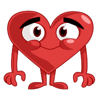 Happy Valentines Day Heart Sticker - Happy Valentines Day Heart Heart Eyes Stickers