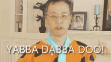 Yabba Dabba Doo Flinstones GIF - Yabba Dabba Doo Flinstones Asian Fred Flinstone GIFs