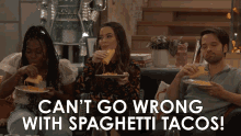 Cant Go Wrong With Spaghetti Tacos Carly Shay GIF - Cant Go Wrong With Spaghetti Tacos Carly Shay Freddie Benson GIFs